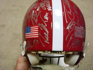 2011 Alabama National Champion Team Signed Real Game Used Full Size 