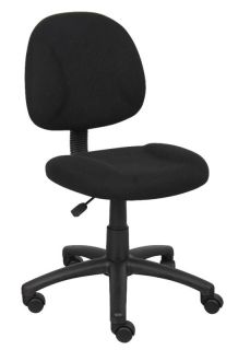 Boss Office Products Black Deluxe Posture Chair B315 BK New