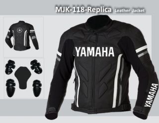 Motorcycle motorbike Biker Racing Leather Jacket MJK 118 Replica US 40 