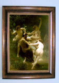   of Nymphes et Satyre Nymphs and Satyr by William Adolph Bouguereau