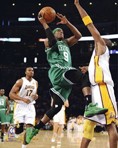 Rajon Rondo Drive Boston Celtics NBA Basketball Premium Poster Print 