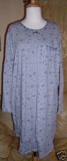 Nursing Breastfeeding Nightshirt Nightgown PJs XL