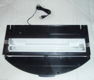AQUEON FISH TANK FULL HOOD WITH REFLECTOR, 16 BOW FRONT, FLUORESCENT 