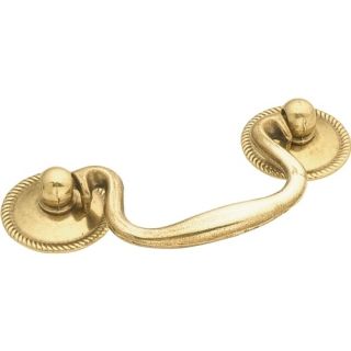   Polished Brass P8048 LP Belwith Manor House Bail Pull Handle