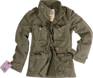 Ladies Surplus Vintage Tailored Fashion Army M65 Jacket