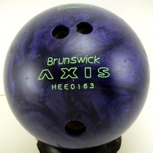 brunswick axis bowling ball 16 lb blue