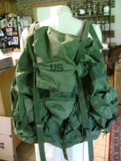 US Army Military Large Alice Pack With Shoulder Straps Camping 