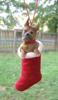 description boxer in xmas stocking christmas ornament it can be used 