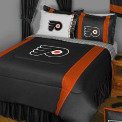   Philadelphia Flyers Queen Comforter Sports Boys Teen Hockey Bedding