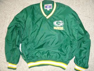   Bay Packers Brett Favre Starter Jersey Pullover Jacket Size M