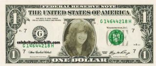 Aerosmith Brad Whitford Celebrity Dollar Bill Uncirculated Mint US 
