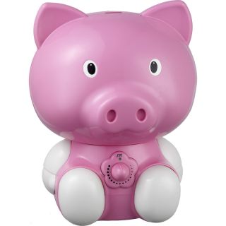 Cool Mist Pink Pig Animal Humidifier Portable Kids Baby Mini 