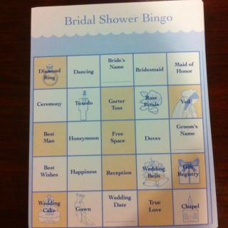 Bridal Shower Bingo Game 37 Cards 1 Answer Sheet