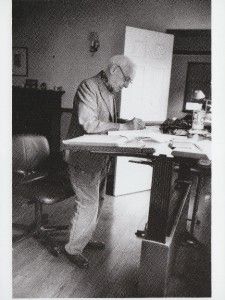 Photo Postcard Author Saul Bellow Brattleboro VT 1995