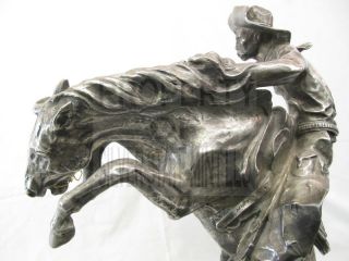 Frederic Remington Bronco Buster Statue 999 1000 Pure Troy Ounce 