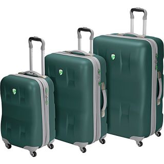 Heys USA Eco Case 3 Piece Hardside Luggage Set   Green
