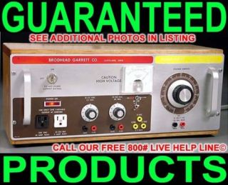Brodhead Garrett PS 55 Variac Tube Audio AC DC B Filament Bias Lab 