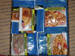    LOT OF 75 BREAKFAST ITEMS PANCAKES GRANOLA OATMEAL BERRY CEREAL MEAL