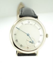 Breguet Classique Ref 5140 Automatic 18K White Gold Mens Watch