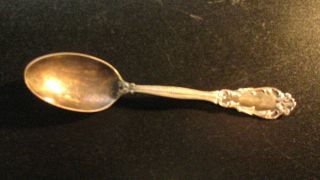Holmes Edwards Sterling Inlaid Sugar Spoon