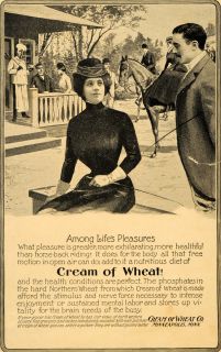   Antique Cream of Wheat Breakfast Cereal Horses   ORIGINAL ADVERTISING