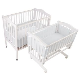 New Breathablebaby Breathable Bumper for Portable and Cradle Cribs 