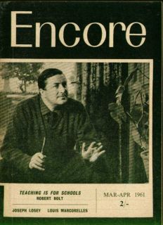 Encore Robert Bolt Interview Joseph Losey on Brecht 3 1961