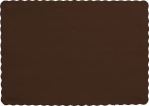  Brown Paper Placemats 50 per Pack