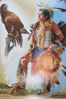 Dan Buffler Brewer Native American Indian Western Eagle Print Art 