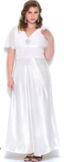 Ivory Informal Wedding Clothing Dress Evening Occasion Homecoming Plus 
