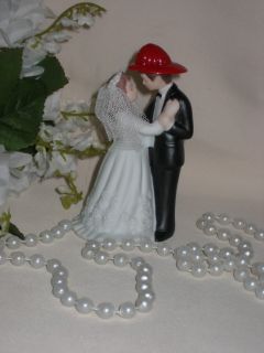 Fireman Bride Groom Wedding Supplies Cake Topper