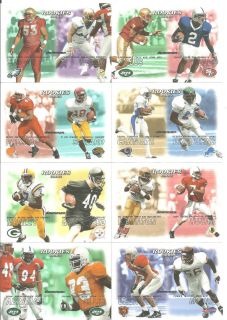 Fleer NFL Rookie Pairs Trading Card See Which Cards Available 2000 