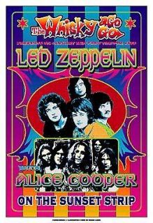 Jimmy Page & Plant with Led Zeppelin at the Whisky A Go Go Concert 