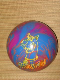    DOO Brunswick Bowling Ball Purple Orange Blue Swirl 12 lbs Undrilled