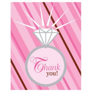 Bridal Wedding Shower Party Bride 2 Be Thank You Cards