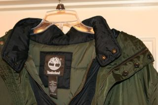 Timberland Bridgeton 3 in 1 Men’s Winter Parka Coat Green Navy $248 
