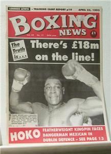 Frank Bruno vs Carl The Truth Williams 1993 Boxing News