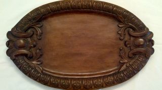 Southern Living at Home Brimfield Dark Wood Tray