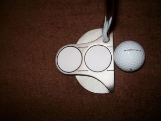 RIGHTHAND 2  BALL, MALLET HEAD CUSTOM LENGTH PUTTER, 33 TO 36 INCHES 