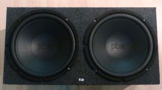 PowerBass 15 Inch Subwoofers Enclosed in Sub Box