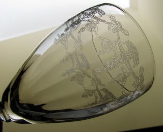 Bryce Optic Wine or Water Goblet(s) * Etched Swag & Ribbon * 760 1 * 3 
