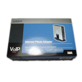 New Unlocked Cisco Linksys PAP2T PAP2T NA SIP VoIP Phone Adapter 2 