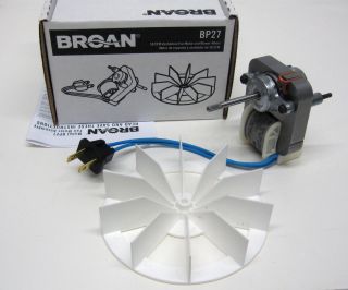 BP27 Broan Nautilus Vent Bath Fan Motor for Model 662 668 678 99080404 