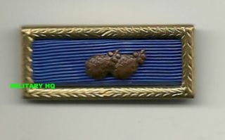   Presidential Unit Citation with Double Bronze Oak Leaf Cluster