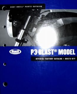 2007 Buell P3 Blast Models Parts Manual