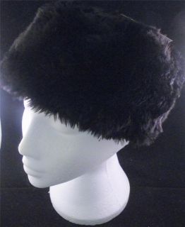 Ladies Russian Pill Box Style Faux Fur Hat in 3 Colour Options