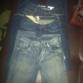   Value $210+))Boys Lot Of Jeans Size 12   Buffalo, abercrombie, and GAP