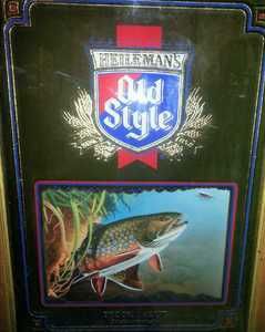 Old Style Brook Trout 1992 First in The Wildlife Series Mirror Frame 