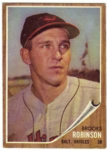 1962 Topps Baseball #45 BROOKS ROBINSON Baltimore Orioles BV$50