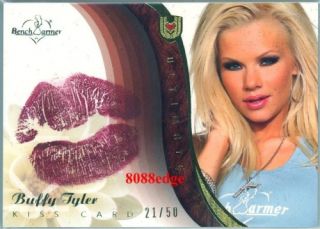 2010 Benchwarmer Ultimate Kiss Card Buffy Tyler 21 50
